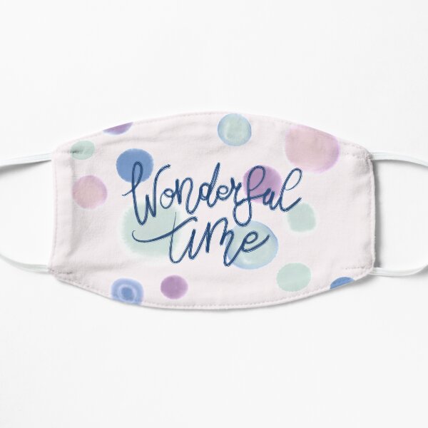Wonderful Time #redbubble #xmas Mask