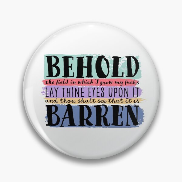Item preview, Behold the field (black text) designed and sold by tiptoptees.