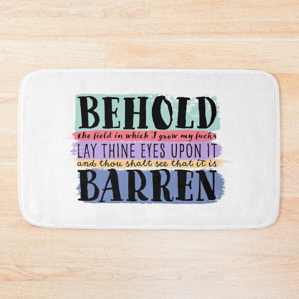 Item preview, Behold the field (black text) designed and sold by tiptoptees.