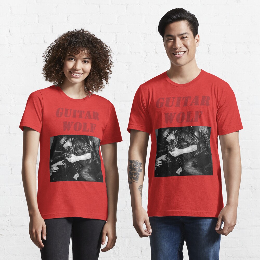 "GUITAR WOLF 01" Tshirt for Sale by whitelash Redbubble japan t