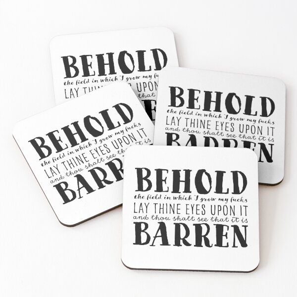 Item preview, Behold the field (text only) designed and sold by tiptoptees.