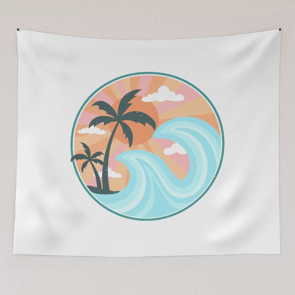 Item preview, Vintage Summer Waves designed and sold by Lorene GZ.