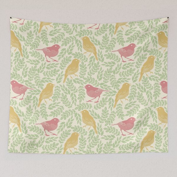 Item preview, Patrón de gorriones coloridos lindo designed and sold by CLPDesignLab.