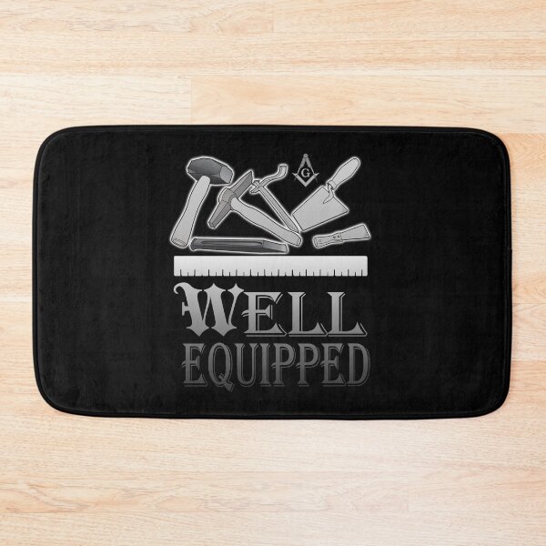 Item preview, Freemason Logo Masonic Lodge 2B1Ask1 Well Equipped Mason Tools designed and sold by TopTeeShop.
