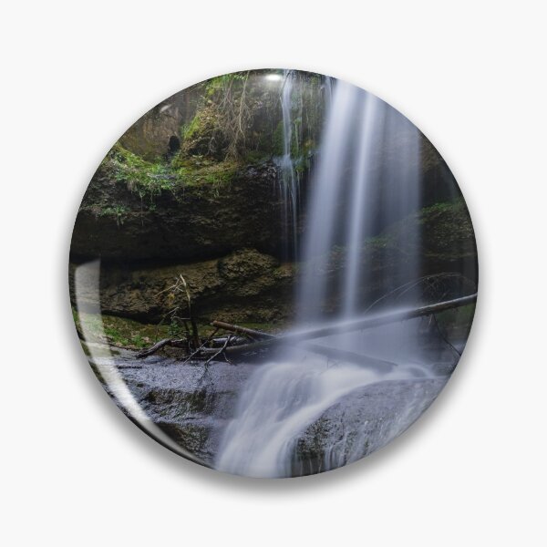 Item preview, view of the idyllic Hasenreuter Waterfalls in the Allgaeu in souterhn Bavaria designed and sold by DiFigianoPhoto.