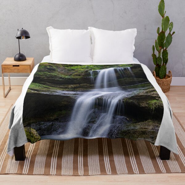 Item preview, view of the idyllic Hasenreuter Waterfalls in the Allgaeu in souterhn Bavaria designed and sold by DiFigianoPhoto.