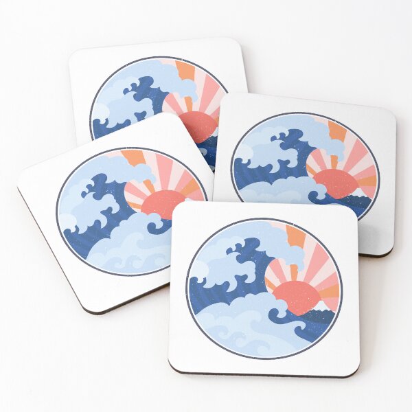 Item preview, Vintage Sunset Waves designed and sold by Lorene GZ.
