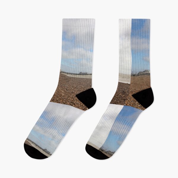 Item preview, Worthing beach and pier designed and sold by pinkal.