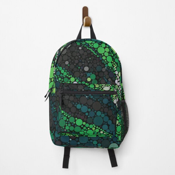 Item preview, Green Abstract Polka dots Psychedelic designed and sold by lordthebeard.