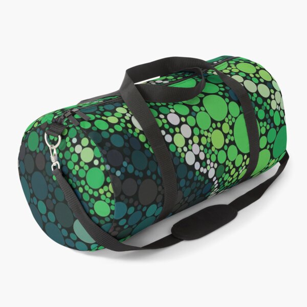 Item preview, Green Abstract Polka dots Psychedelic designed and sold by lordthebeard.