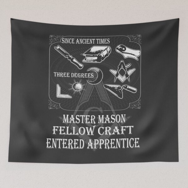 Item preview, Freemason Logo Masonic Lodge 2B1Ask1 Mason Tools designed and sold by TopTeeShop.
