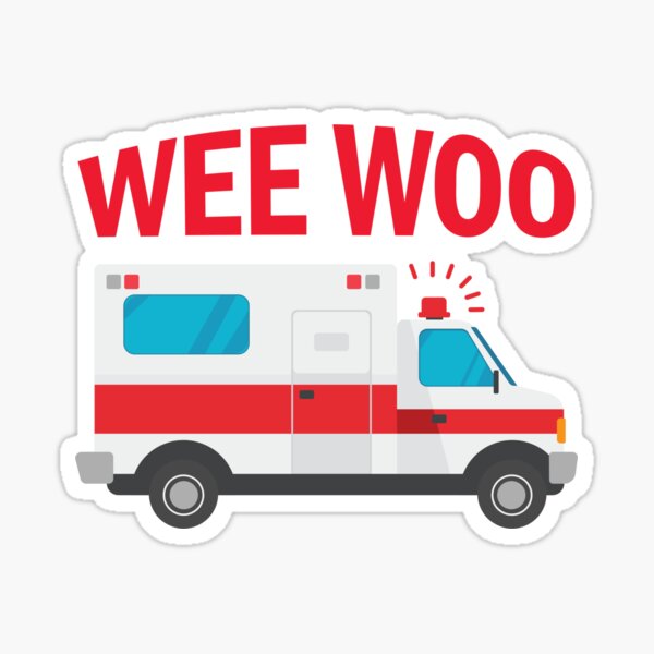 Item preview, Wee Woo First Responder Funny EMT Medical Ambulance Gear designed and sold by DynamicDesign.