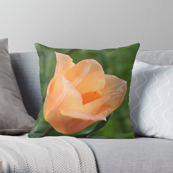 Stretching Into Spring Throw Pillow