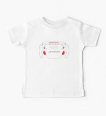Push the - Jenson - Button (white) Baby Tee