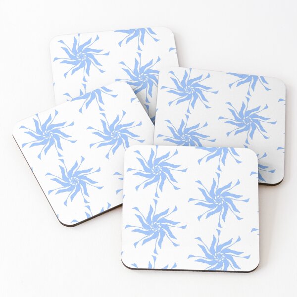 Item preview, Abstract blue and white flower designed and sold by Abstractlara.