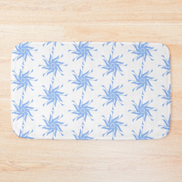 Item preview, Abstract blue and white flower designed and sold by Abstractlara.