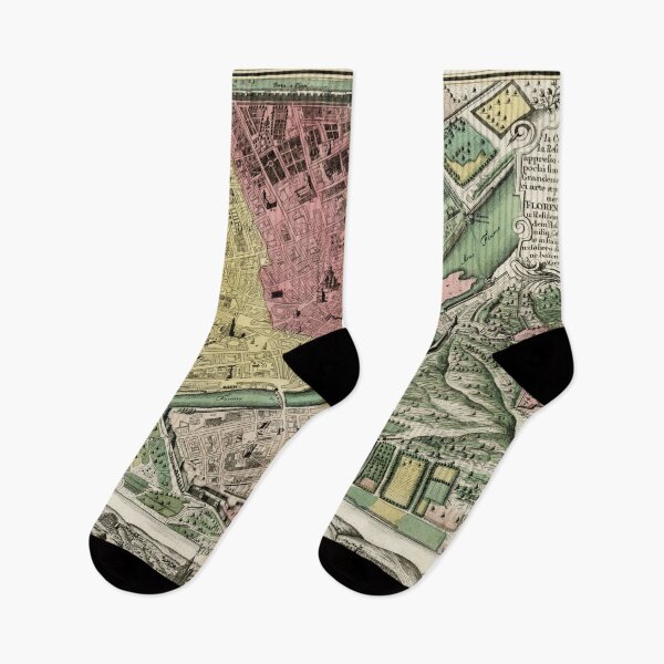 Item preview, Vintage Map of Florence Italy (1730) designed and sold by BravuraMedia.