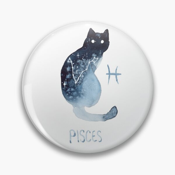 Item preview, Zodiac Cat - Pisces designed and sold by Threeleaves.