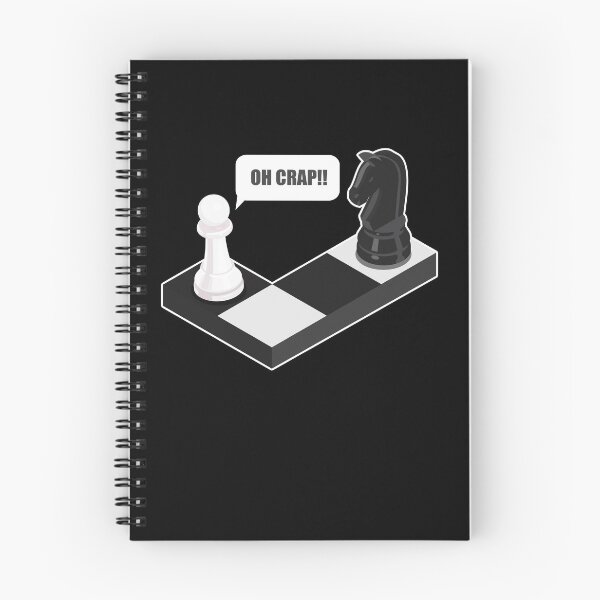 Item preview, Oh Crap! Knight Takes Pawn Chess Board Chess Player Gift Gear designed and sold by DynamicDesign.