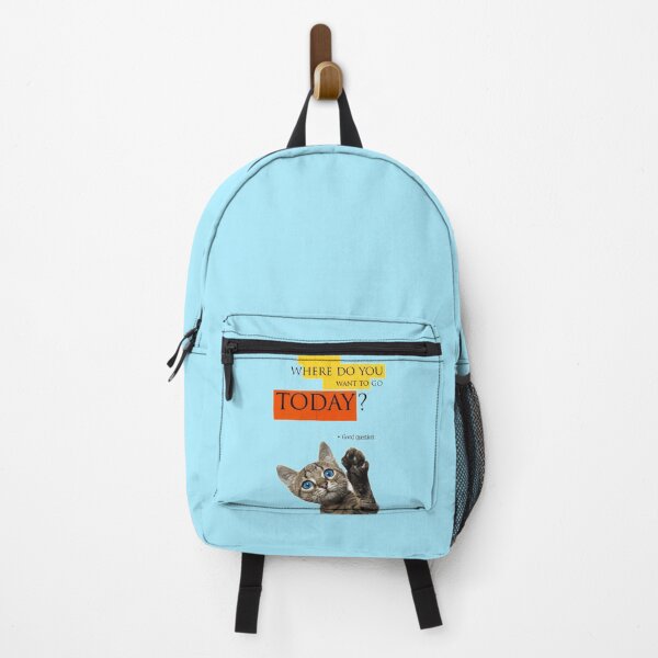 Item preview, Where do you want to go today, cat collge, cat art designed and sold by avit1.