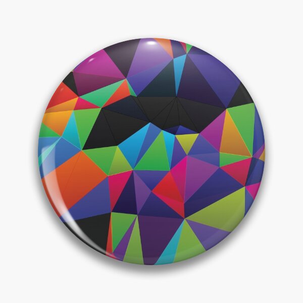 Item preview, Low Poly colorful triangles abstract design designed and sold by lordthebeard.