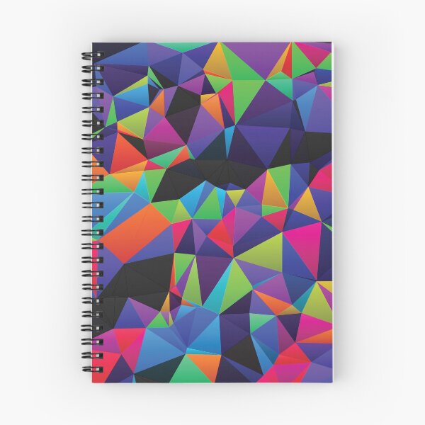 Item preview, Low Poly colorful triangles abstract design designed and sold by lordthebeard.