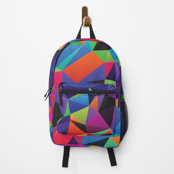 Item preview, Low Poly colorful triangles abstract design designed and sold by lordthebeard.