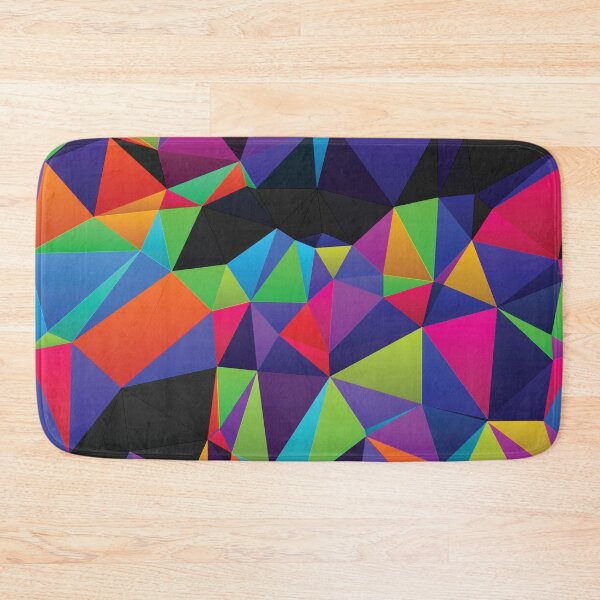 Item preview, Low Poly colorful triangles abstract design designed and sold by lordthebeard.