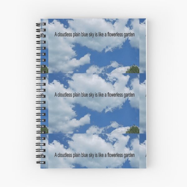 Item preview, A cloudless plain blue sky is like a flowerless garden designed and sold by PicsByTony.