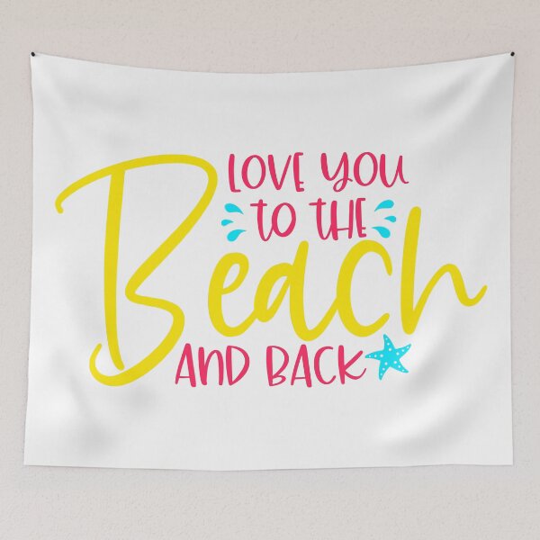 Item preview, Love you to the beach and back designed and sold by purpleblobart.