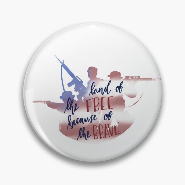 Item preview, Land of the free because of the brave designed and sold by beccanix.