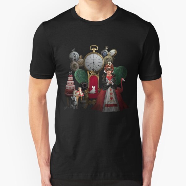 Alice in Wonderland Queen of Hearts Re-imagined Slim Fit T-Shirt
