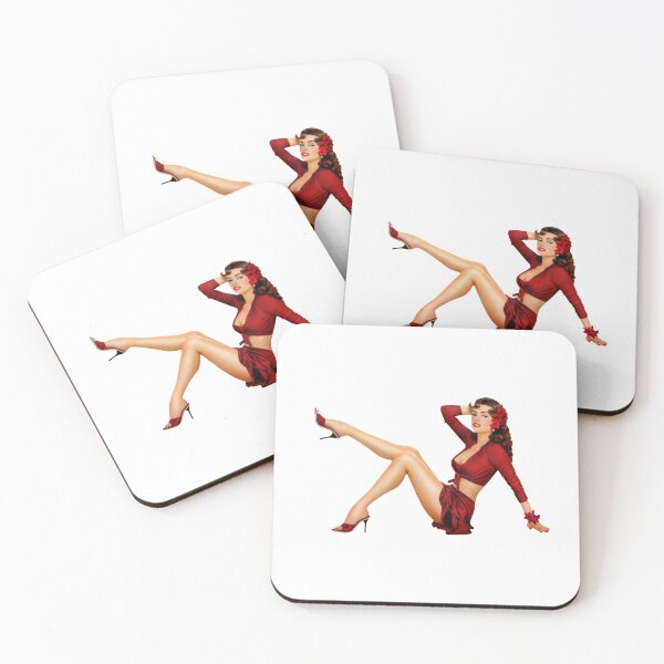 Artikelvorschau, Vintage romantisches Pin Up Girl entworfen und verkauft von AABUZ.