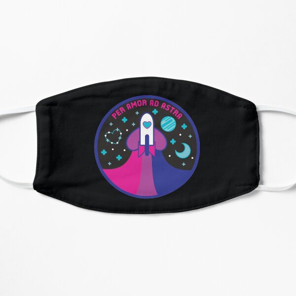 Space Pride - Bisexual Flag Flat Mask
