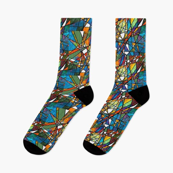 Artikelvorschau, Abstrakte Linien mit Farbe und Textur entworfen und verkauft von KALEIDOSCOPE UK.