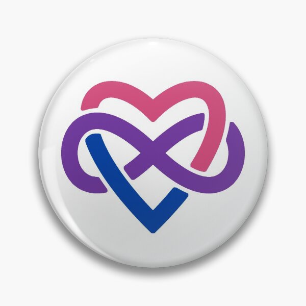 Item preview, Polyamory symbol in bisexual colors designed and sold by BlatantVoid.