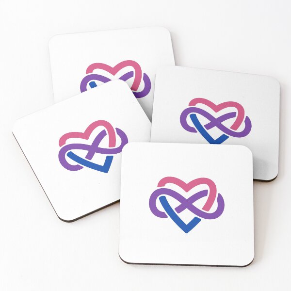 Item preview, Polyamory symbol in bisexual colors designed and sold by BlatantVoid.