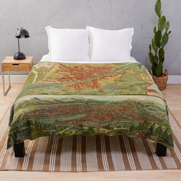 Item preview, Vintage Map of Florence Italy (1731) designed and sold by BravuraMedia.