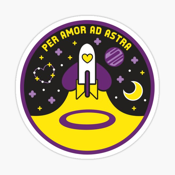 Space Pride - Intersex Flag Sticker