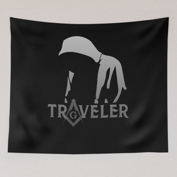 Item preview, Freemason Logo Masonic Lodge 2B1Ask1 Traveler Mason Symbol designed and sold by TopTeeShop.