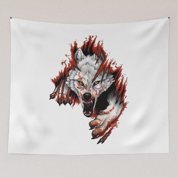 Item preview, wild blood wolf designed and sold by Tijn-W-B.