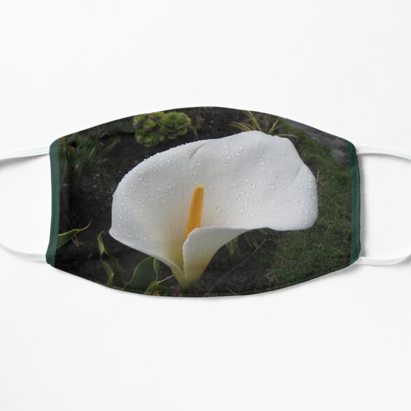 Wet Calla Lily Flat Mask