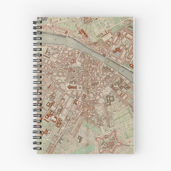 Item preview, Vintage Florence Italy Map (1755) designed and sold by BravuraMedia.