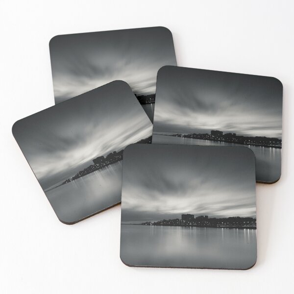 Item preview, Puesta de sol sobre Oporto. Foz do Douro, Oporto, Portugal (Blanco y Negro) designed and sold by João Miguel.