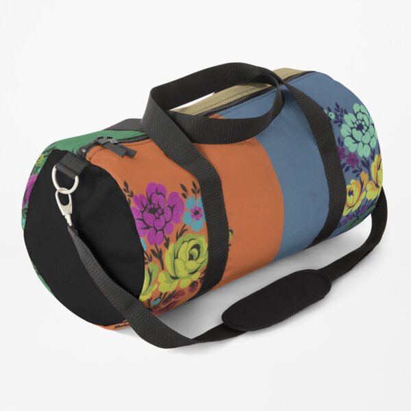 Flowers on Repeat Duffle Bag