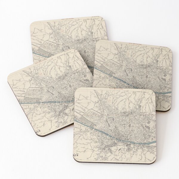 Item preview, Vintage Florence Italy Map (1943) designed and sold by BravuraMedia.
