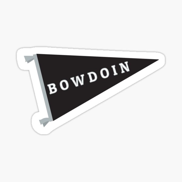 Item preview, Bowdoin College Pennant sticker designed and sold by lindsey788.