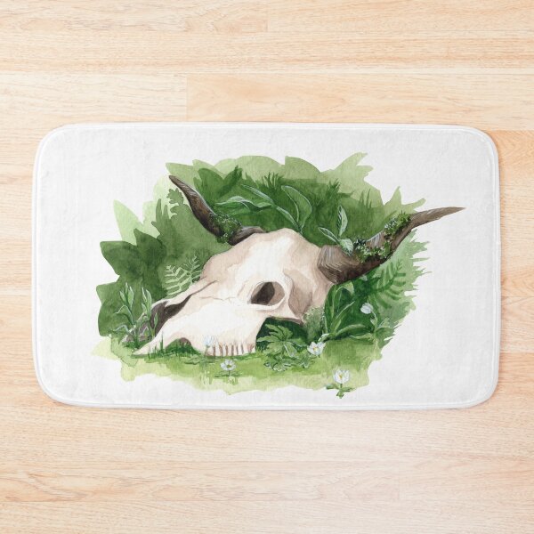 Item preview, Plant Cow Skull designed and sold by Threeleaves.