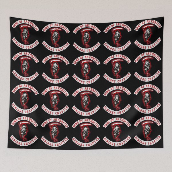 Item preview, S.O.A. Seniors Chapter - funny seniors biker theme. designed and sold by EldersRULE.