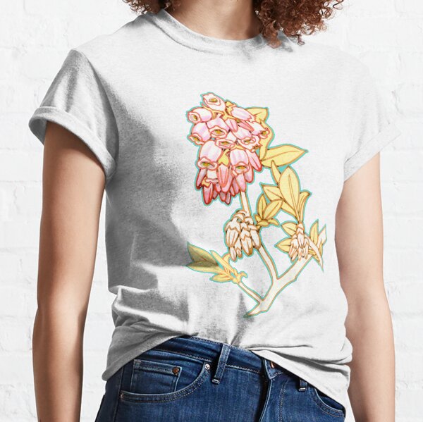 Wild Maine Blueberry Flowers Classic T-Shirt